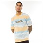 adidas Originals Mens Adventure Archive Printed T-Shirt Haze Orange/Multi Colour