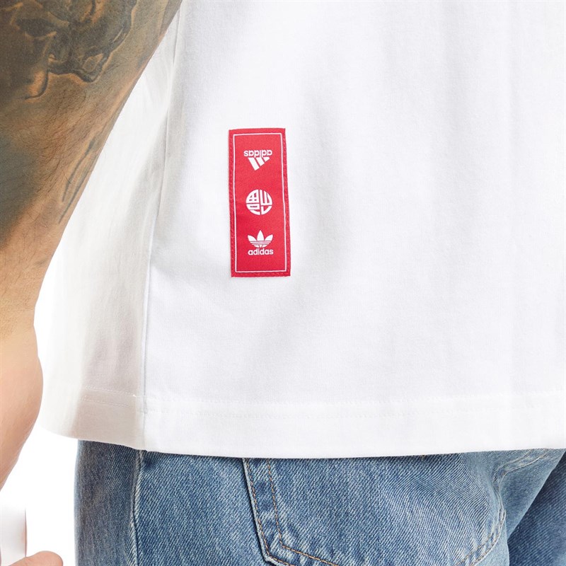 adidas Originals CNY Graphic T-Shirt White