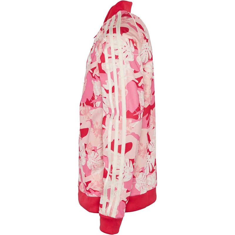 adidas Originals Junior Superstar Track Top Core White/Easy Pink/Multi Colour/Core White