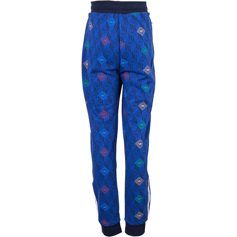 adidas Originals Junior AOP Trefoil Joggers Royal Blue/Collegiate Navy/Multi Colour/White