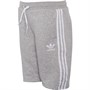 adidas Originals Junior Fleece Shorts Medium Grey Heather/White