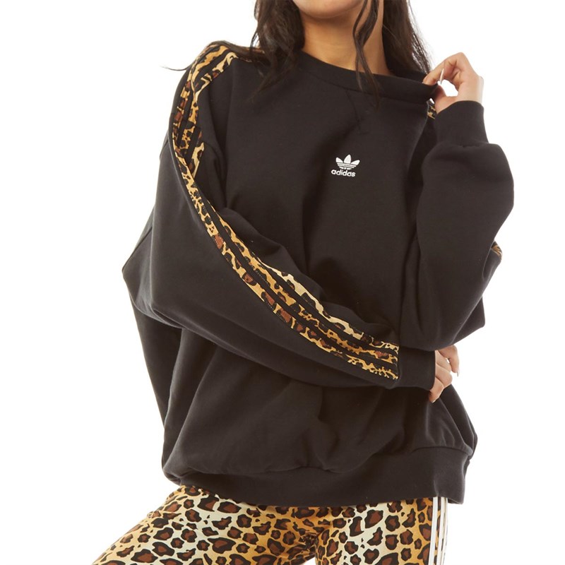 adidas Originals Womens Crew Sweatshirt Black