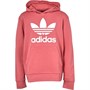 adidas Originals Junior Trefoil Bluzy z kapturami Różowy