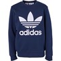 adidas Originals Junior Trefoil Crew Sweatshirts Blau