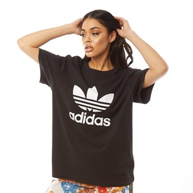 Buy adidas Originals Womens Boyfriend Trefoil T Shirt Black