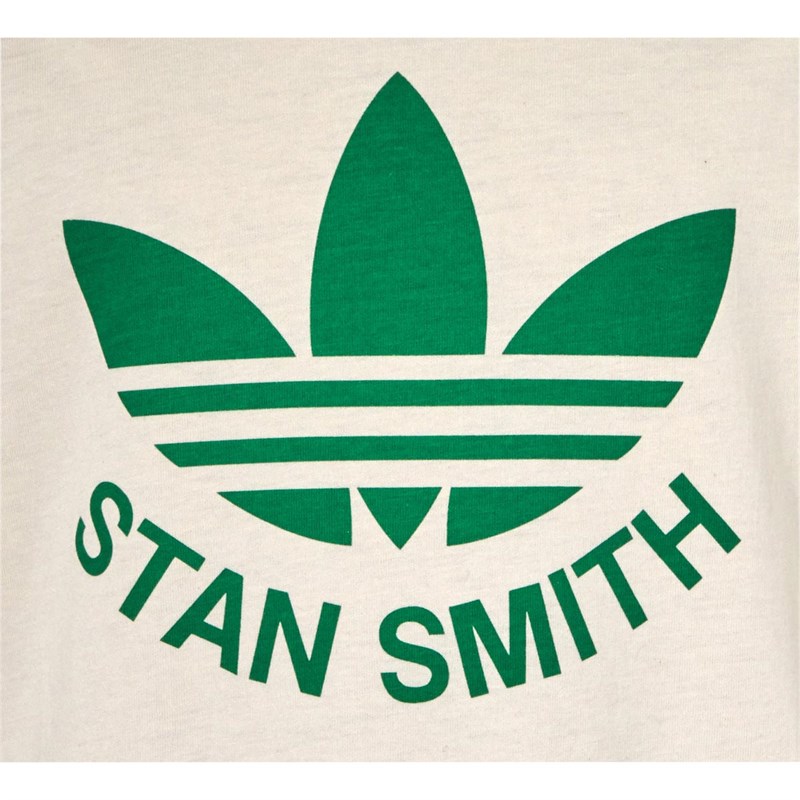 adidas Originals Junior Stan Smith Non-Dye Organic Cotton T-Shirt Non Dyed