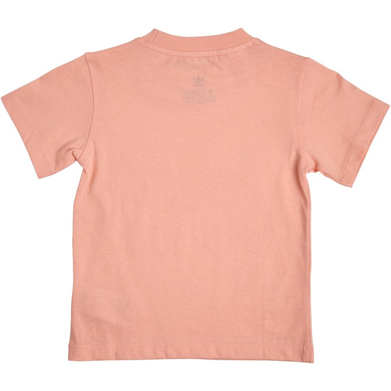 adidas Originals Infant Trefoil T-Shirt Glow Pink/White