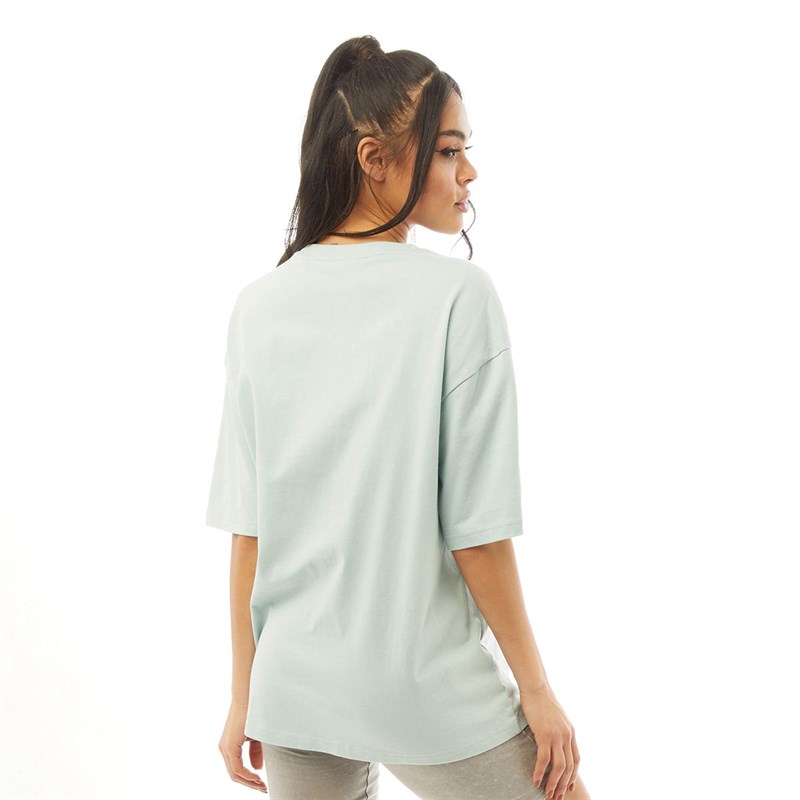 adidas Originals Womens Oversize T-Shirt Green Tint