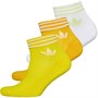 adidas Originals Unisex Three Pack Trefoil Half Cushioned Socken Weiß