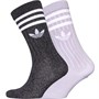 adidas Originals Chaussettes de Sport Full Glitter Femme Multicolore