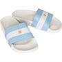 adidas Originals Mens Adilette Argentina Slides Footwear White/Clblue/Bold Gold