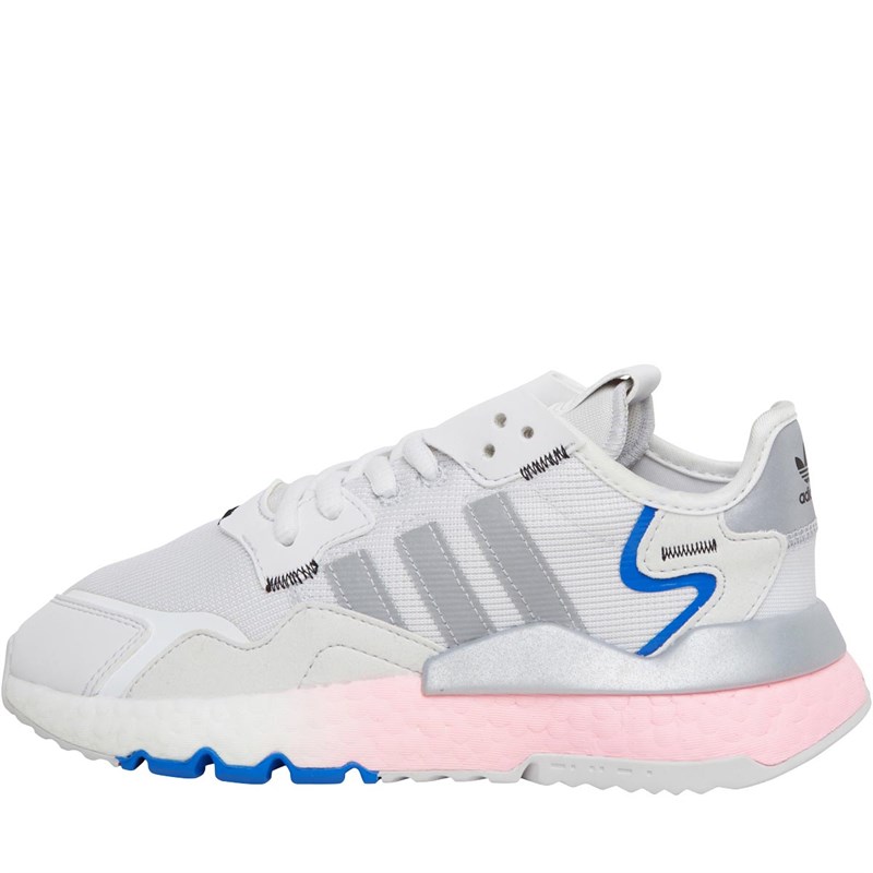 Buy adidas Originals Womens Nite Joggers Trainers Crystal White