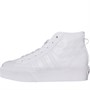 adidas Originals Damen Nizza Platform Mid Sneaker Weiß