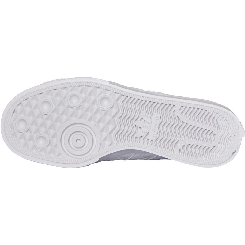adidas Originals Damen Nizza Platform Mid Sneaker Weiß