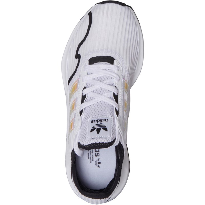 Adidas originals swift run white junior best sale