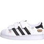 adidas Originals Kids Superstar Trainers Footwear White/Core Black/Gold Metallic