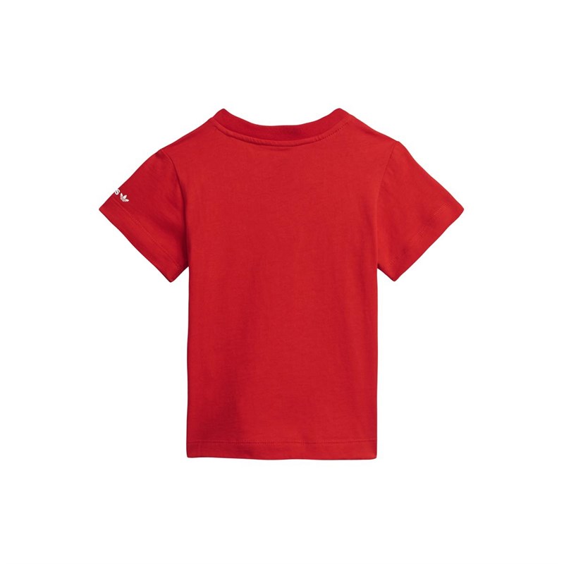 adidas Originals Infant Adicolour Trefoil T-Shirt Red