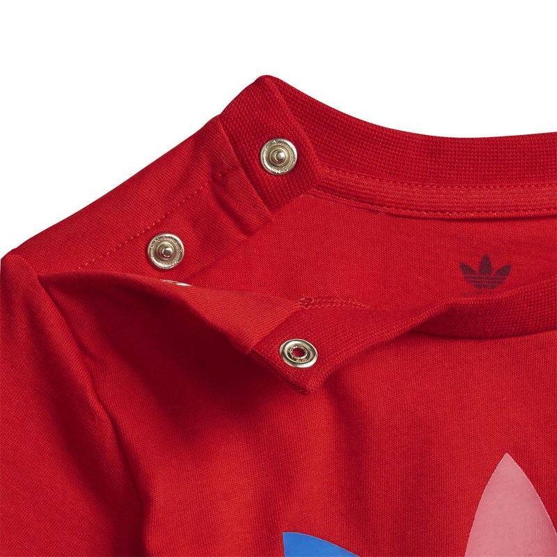 adidas Originals Infant Adicolour Trefoil T-Shirt Red