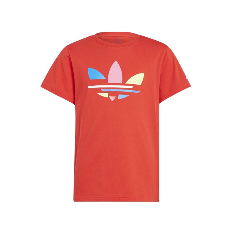 adidas Originals T-Shirts Adi Trefoil Enfants Rouge