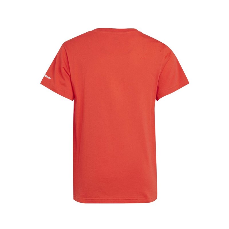 adidas Originals T-Shirts Adi Trefoil Enfants Rouge