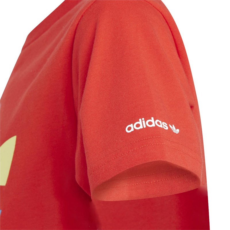 adidas Originals T-Shirts Adi Trefoil Enfants Rouge