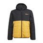 adidas Originals Junior Adventure Colourblock Padded Hooded Jacket Black/Active Gold