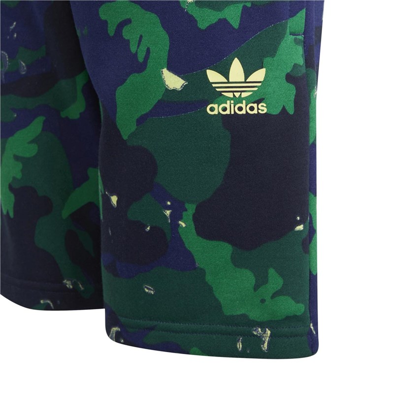 adidas Originals Børn Camo Print Afslappede shorts Flerfarvet
