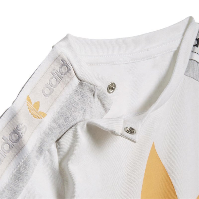 adidas Originals Dziecięce Infant Linear Taped Co-Ords Szary