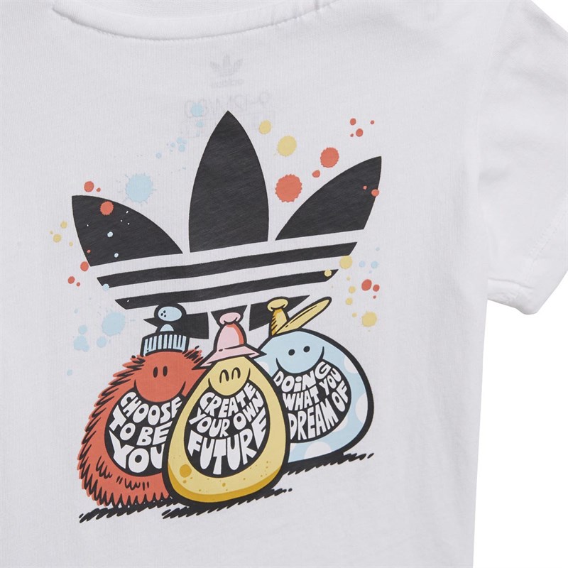 adidas Originals Børn Infant Originals X Kevin Lyons T-shirts Hvid