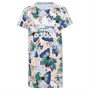 adidas Originals Junior Her Studio London Animal Flower Print T-Shirt Dress Hazy Coral/Multi