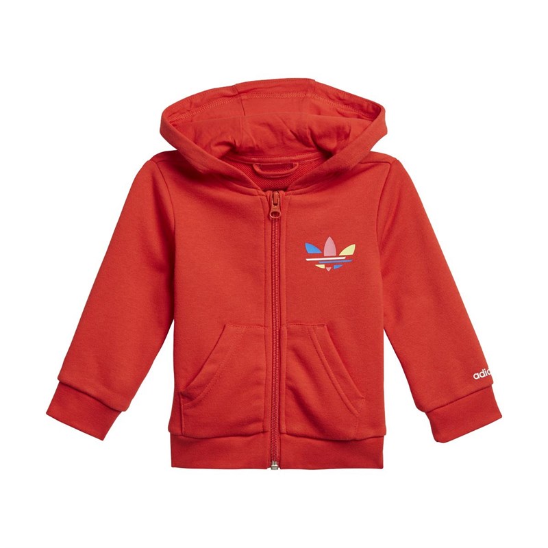 Buy adidas Originals Infant Adicolour Full Zip Tracksuit Red