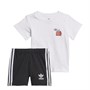adidas Originals Infant Originals X Kevin Lyons Shorts And T-Shirt Set White