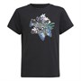 adidas Originals Kids Her Studio London Animal Flower Print T-shirts Zwart
