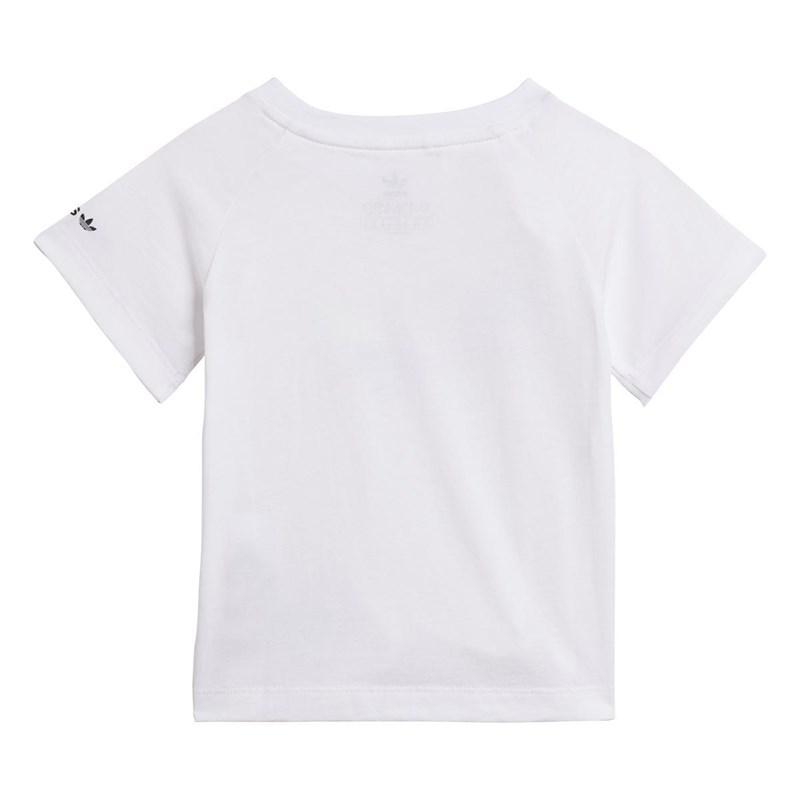 adidas Originals Infant Adicolor Shorts And T-Shirt Set White/Red