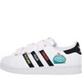 adidas Originals Baskets Childrens Superstar X Kevin Lyons Enfants Blanc