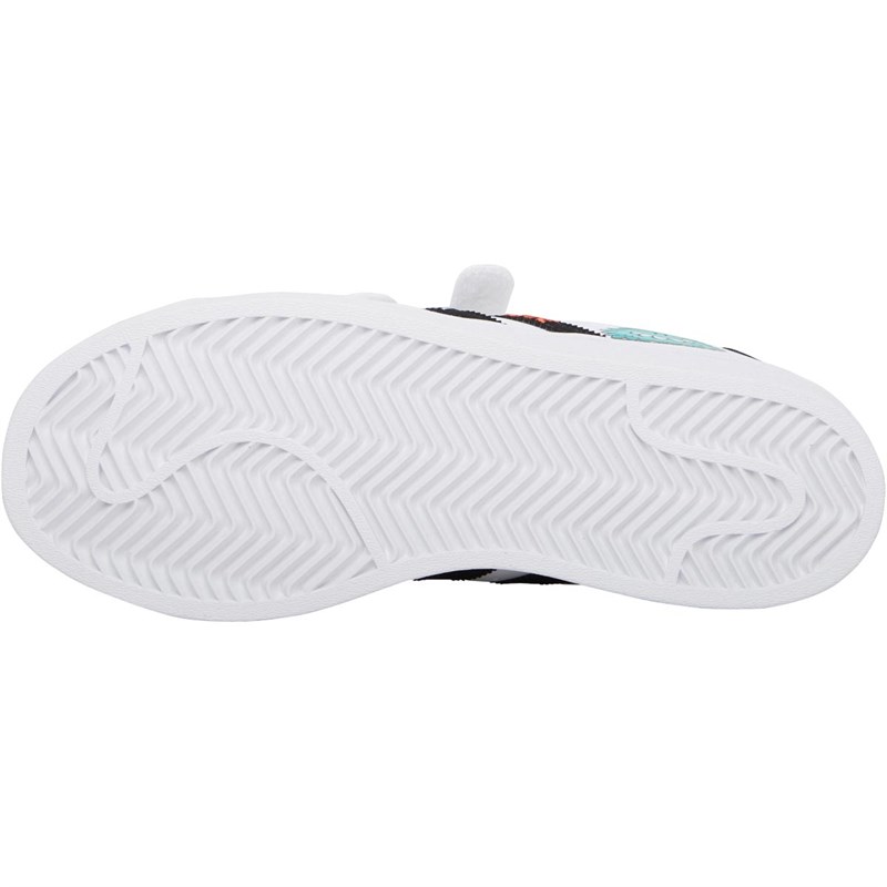 adidas Originals Baskets Childrens Superstar X Kevin Lyons Enfants Blanc