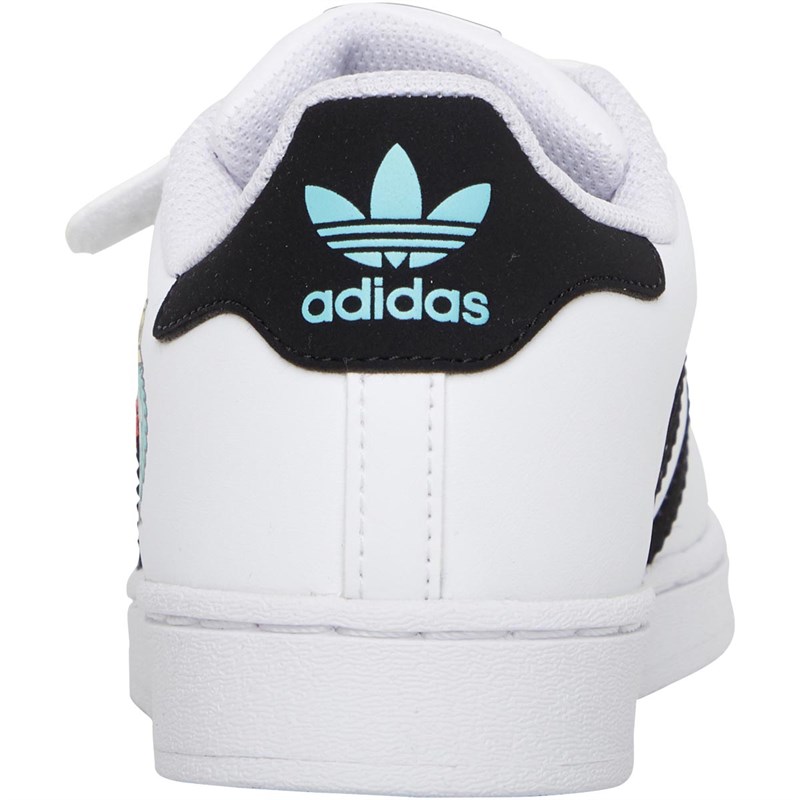 adidas Originals Baskets Childrens Superstar X Kevin Lyons Enfants Blanc