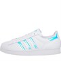 adidas Originals Mens Superstar Trainers Footwear White/Pulse Aqua/Pink Tint