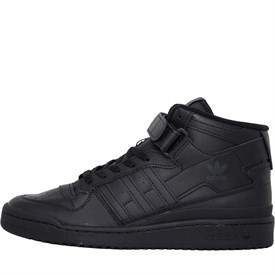 adidas forum black mid