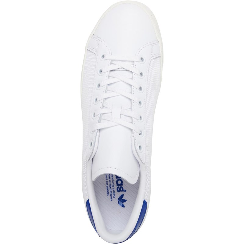 adidas Originals Mens Rod Laver Vin Trainers Footwear White/Footwear White/Poblue