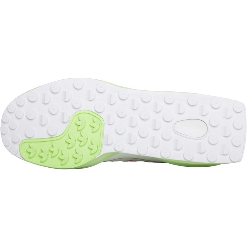 adidas Originals Mens Indoor CT Trainers Footwear White/Signal Green/Solar Red