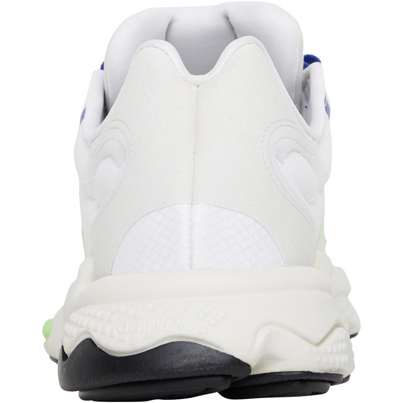 adidas Originals Mens Ozweego Pure Trainers Footwear White/Signal Green/Original White