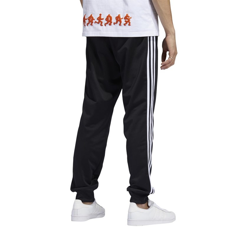 adidas Originals Męskie Sprt 3-Stripes s Spodnie i Lajkry do Biegania Czarny