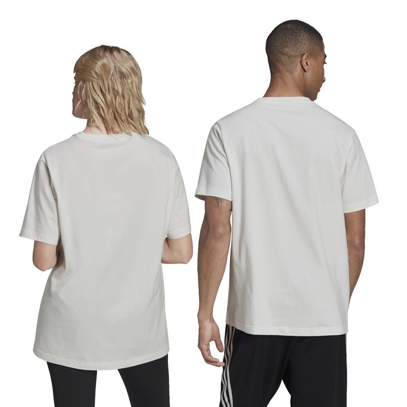 adidas Originals Herre Funny Dino T-shirts Ecru