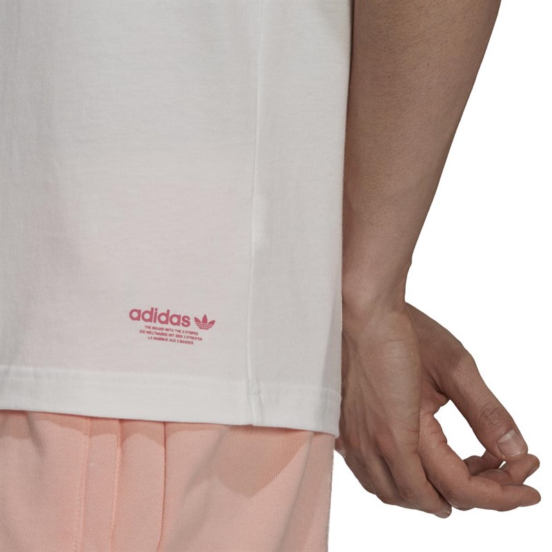 adidas Originals Herre Funny Dino T-shirts Ecru