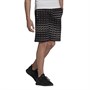 adidas Originals Mens Monogram Graphic Shorts Black/White