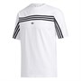 adidas Originals Herren SPRT 3-Stripes T-Shirts Weiß