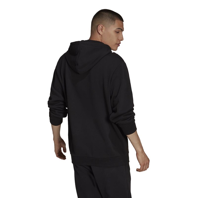 adidas Originals Mens 2000 Luxe College Hoodie Black