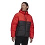 adidas Originals Mens Reversible Padded Hooded Puffer Jacket Black/Brired