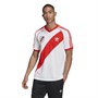adidas Originals Mens River 85 Jersey White/Active Red